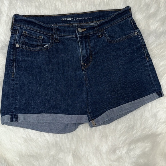 Old Navy Pants - Old Navy Curvy Denim Shorts